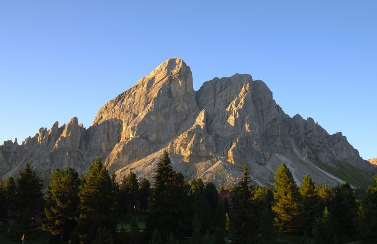 uitzicht op de Passo delle Erbe